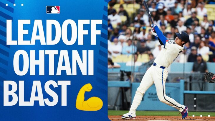 SHOHEI OHTANI LEADOFF BLAST 💪 | 大谷翔平ハイライト