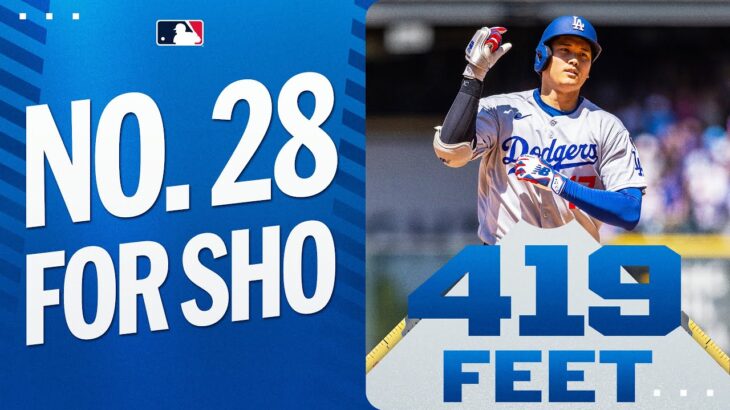 Shohei Ohtani BLASTS HR No. 28 of the season! | 大谷翔平28号放つ