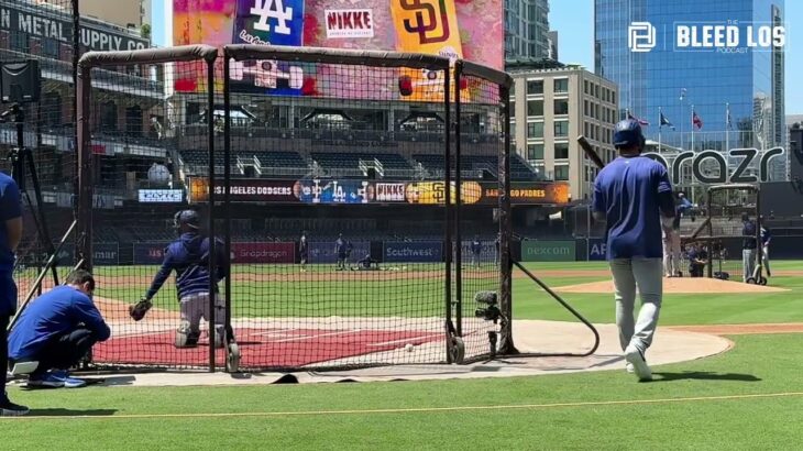 Shohei Ohtani Throws 3rd Live BP at Petco Park! Full Pitch Mix + Great Angle | 大谷翔平 3度目のライブBP 3回目
