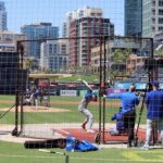 Shohei Ohtani pitches 3 innings of live batting practice at Petco Park