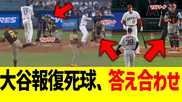 大谷翔平の報復死球に居合わせたマルドナード、答え合わせ…