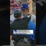 Shohei Ohtani exits the game early vs. Reds 😲 #mlb #ohtani #LAdodgers