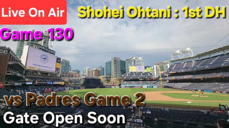 【ライブ配信】対サンディエゴ・パドレス〜シリーズ2戦目〜大谷翔平選手は1番DHで出場⚾️まもなくゲートオープン⚾️Shinsuke Handyman がライブ配信中！