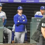 大谷翔平選手、何を食べたんだろう？それともエア捕食？ダニーコーチのガン見が面白くて、夜中に何度もリピート見しました。この2人、いつも面白いんです。芸風が一緒。#shoheiohtani