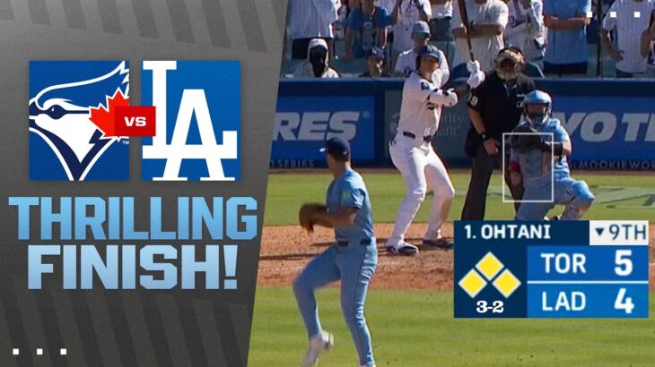 FULL 9th INNING: Blue Jays walk the bases loaded vs. Shohei Ohtani, Mookie Betts and the Dodgers! 😯