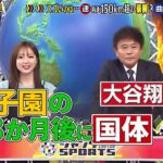 ジャンクSPORTS【野球解説の悩み　シリーズOB戦今　大谷翔平の解説はムズすぎる】