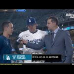 Shohei Ohtani Reacts to 1st Win As A Pitcher For Dodgers, Sweep Over Reds!