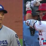 Shohei Ohtani STRIKES OUT Mike Trout in FIRST matchup in an MLB game ⚾️ | ESPN MLB