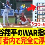 大谷翔平のWAR指標、指名打者内で完全に浮くww
