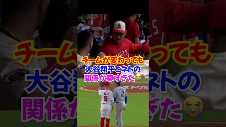 大谷翔平とザックネトの関係が素敵すぎた…エンゼルスとの対決は尊い…#ドジャース #大谷翔平 #ホームラン