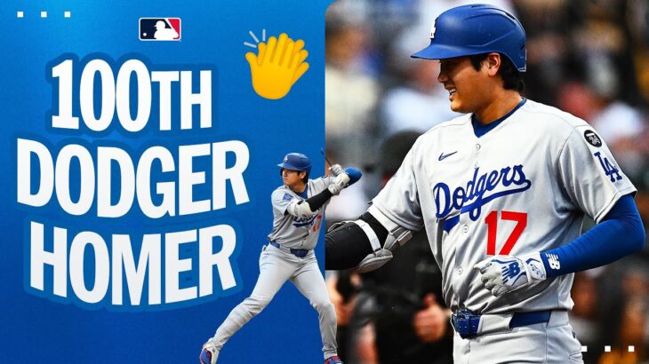 120 MPH OFF THE BAT OF SHOHEI OHTANI FOR HIS 100TH HOMER WITH THE DODGERS! 😱 | 大谷翔平ハイライト