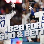 Shohei Ohtani and Mookie Betts crush BACK-TO-BACK homers in the 5th inning (Dodger Stadium ERUPTS!!)
