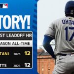Shohei Ohtani’s 47 home run of 2025 is also his 12th leadoff homer of the season! 🤩 | 大谷翔平ハイライト