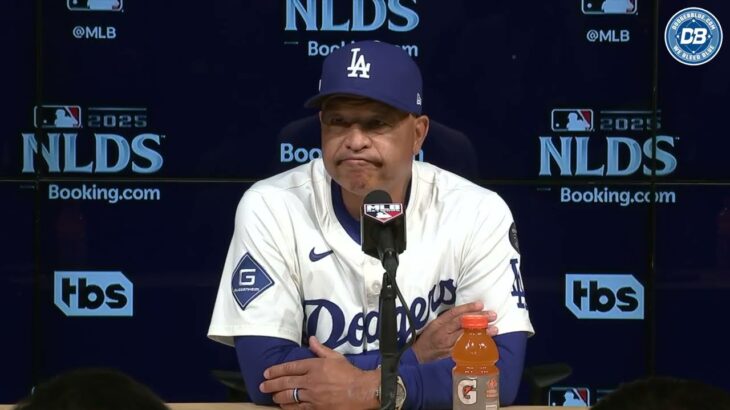 2025 NLDS: Dave Roberts discusses Shohei Ohtani’s struggles & Tanner Scott away from team