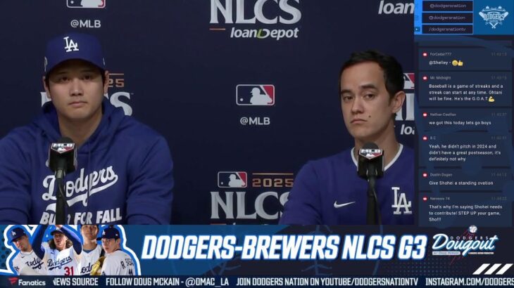 Dodgers NLCS Game 3 Lineup! The Truth About Shohei Ohtani’s Postseason “Struggles” Game 3 Preview!