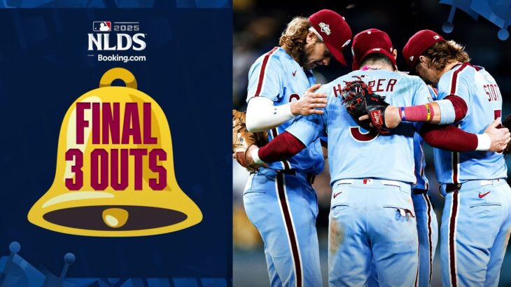FINAL 3 OUTS: Shohei Ohtani makes final out as Phillies force Game 4 of the 2025 NLDS!
