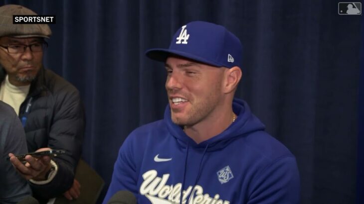 Freddie Freeman Says There Aren’t Words To Describe Shohei Ohtani, Talks Dodgers World Series!