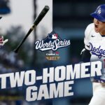 Shohei Ohtani homers TWICE in Game 3 of the World Series! 🤩 | 大谷翔平ハイライト