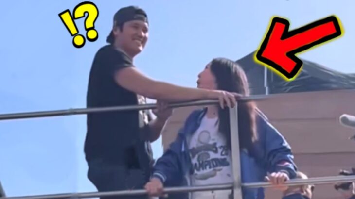 よそ見をした大谷に真美子さんが次の瞬間・・「可愛すぎる！」「こりゃメロメロだわ」大谷が結婚した理由が１秒に詰まってるわ【MLB】