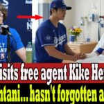 Shohei Ohtani quietly visits Kike, Dodgers in tears over “small gift”