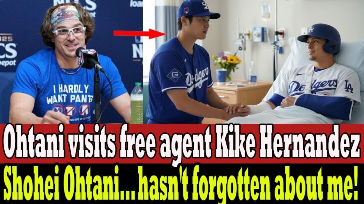Shohei Ohtani quietly visits Kike, Dodgers in tears over “small gift”
