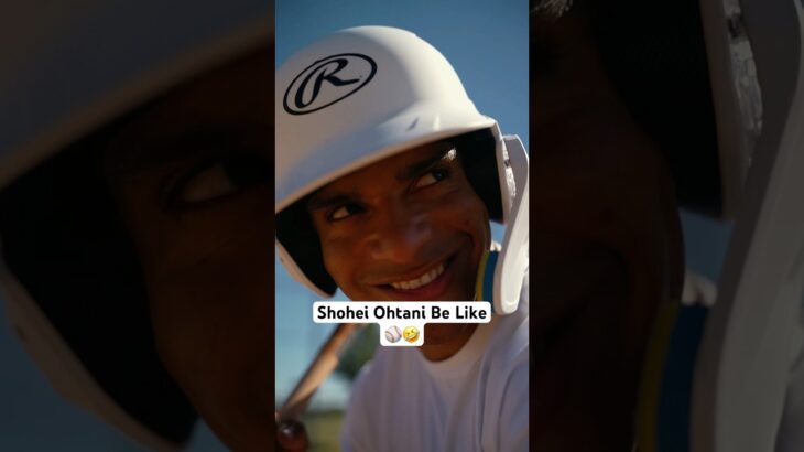 Shohei Ohtani be like ⚾️🤣 #baseball #mlbb #baseballshorts