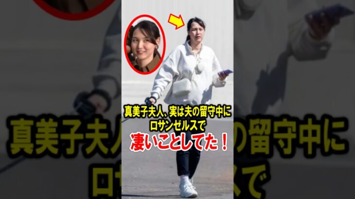 真美子夫人、実は大谷翔平の留守中に、ロサンゼルスで凄いことしてた！