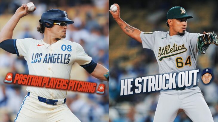 Position players pitching in MLB games in 2025! (Ft. Kiké, catcher strikes out Shohei Ohtani & MORE)