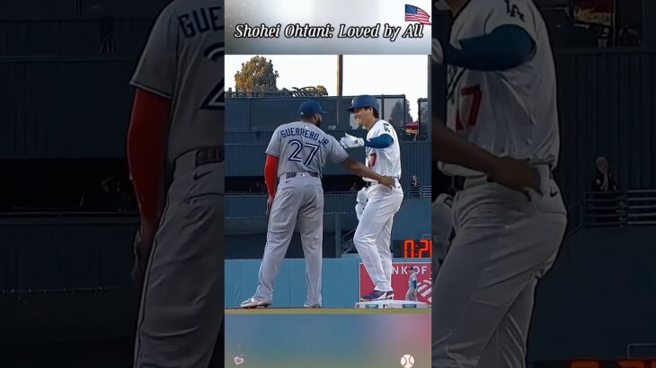 Shohei Ohtani: A True Ambassador of Baseball, Respected by All #ShoheiOhtani#MLB#Sportsmanship