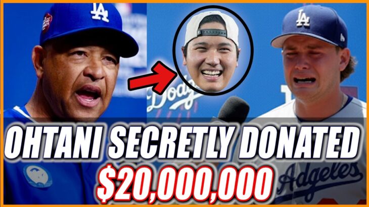 The Anonymous Donation That Changed a Teammate’s Life【shohei/ohtani/MLB/Dodgers】