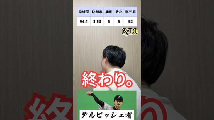 YesNoでローテを作れ #プロ野球 #yesno #ローテーション #大谷翔平 #ダルビッシュ有