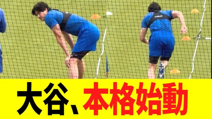 大谷、本格始動！！！！！！