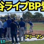 大谷翔平ライブBP登板！！大谷vsマンシー、ベッツ、フリーマン、パヘスと注目度MAXの対決！！【現地映像】2026年2月22日 春季キャンプ