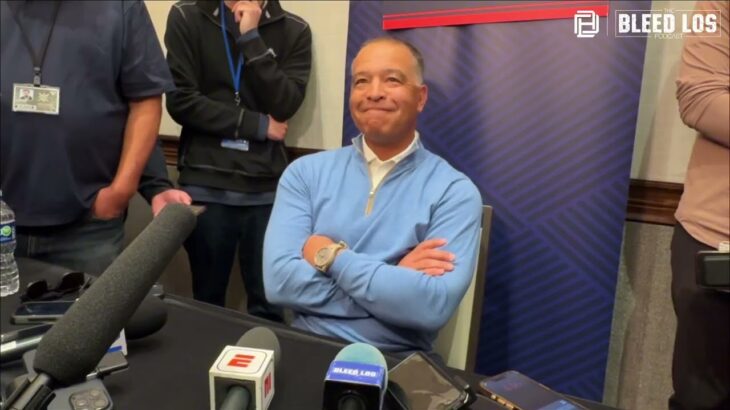 Dave Roberts Says Ohtani “Looks Fantastic” + Yamamoto Is Ahead of Schedule | Dodgers Media Day