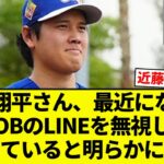 【仕方ないよね】大谷翔平さん、最近になってOBのLINEを無視し始めていると明らかになる【プロ野球反応集】【2chスレ】【なんG】