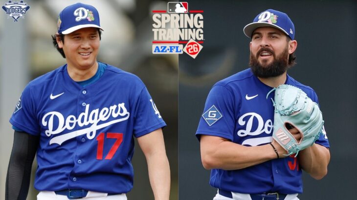 Shohei Ohtani Faces Alex Vesia, Mookie Betts Arrives, Edwin Diaz x Tanner Scott, Spring Training BTS