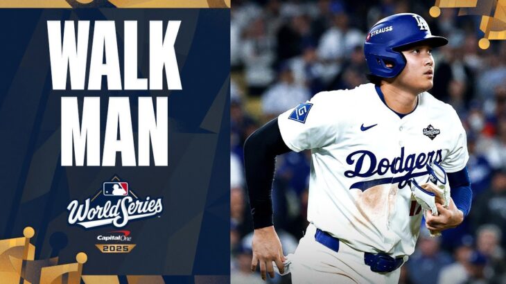 Shohei Ohtani walks for a FIFTH time! World Series Game 3 goes to the 18th inning!