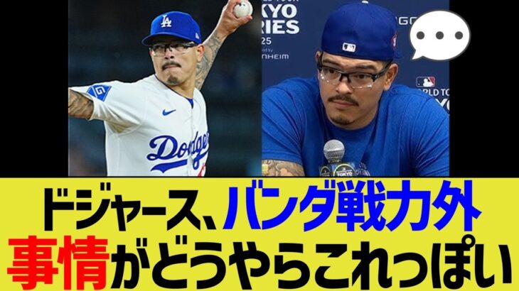 ドジャース、バンダ戦力外、事情がどうやらこれっぽい