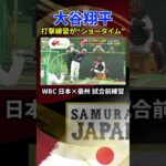 【推定飛距離150mに豪州選手あ然】大谷翔平の打撃練習は“ショータイム”＆5日ぶり投球練習｜日本×オーストラリア試合前打撃練習｜ワールド・ベースボール・クラシック（WBC）#shorts