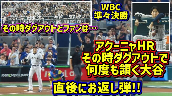 最高‼️大谷の闘志に火が付いた瞬間🔥先頭打者HR返し😠その時ダグアウトは…ありがとう侍ジャパン 【現地映像】WBC準々決勝vsベネズエラShoheiOhtani