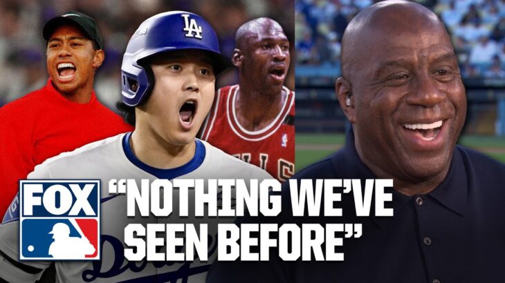 Magic Johnson compares Shohei Ohtani to Tiger Woods & Michael Jordan: ‘He’s in Rarified air’