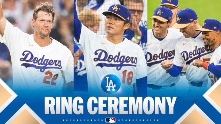 RING CEREMONY: Shohei Ohtani, Yoshinobu Yamamoto, Clayton Kershaw, Dodgers get 2025 World Series 💍!