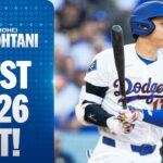 Shohei Ohtani collects his first hit of the 2026 MLB season! 大谷翔平ハイライト