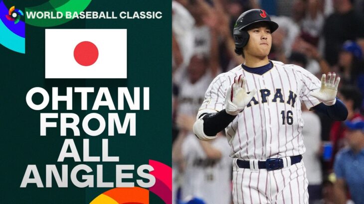 Shohei Ohtani’s HUGE homer for Team Japan! (Field view + slomo!) | ネットフリックスで独占配信中