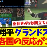 【海外の反応】大谷翔平のグランドスラムに、驚愕する世界各国の反応がこちらです…