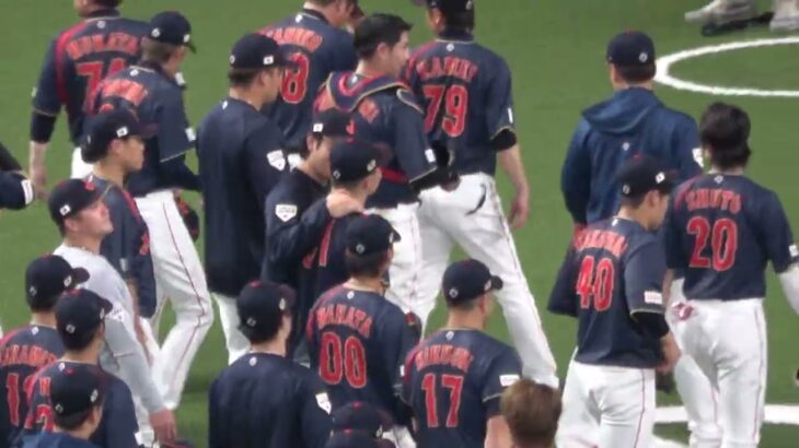 【侍ジャパン】 【大谷翔平】が【鈴木誠也】へ最後の挨拶をするよう促す 強化試合 阪神戦