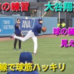 ♦️試合前の練習♦️キャッチボール&遠投【大谷翔平選手】vsDバックス〜シリーズ2戦目〜2026年3月27日