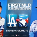 FULL AT-BAT: Shohei Ohtani faces off vs. Kazuma Okamoto for the first time in MLB! | MLB Highlights