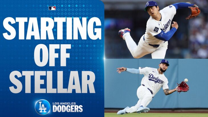 FULL TOP OF 1ST: Andy Pages’ GREAT catch punctuates a SCORELESS 1st inning from Shohei Ohtani!