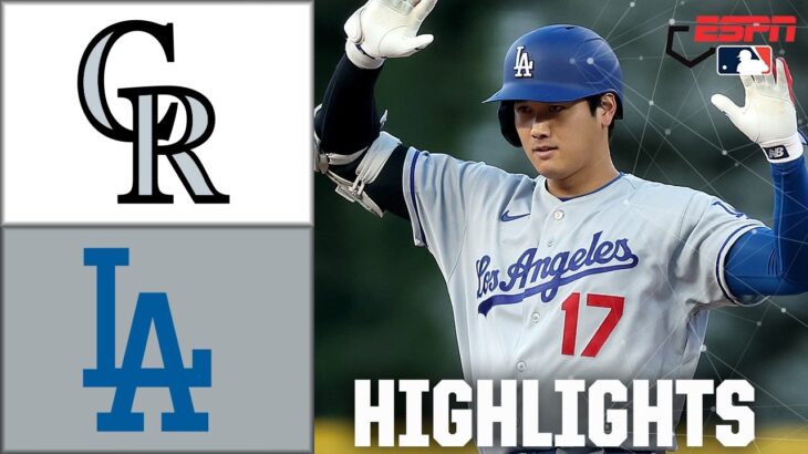 SHOHEI STREAK CONTINUES 🤩 Los Angeles Dodgers vs. Colorado Rockies | Full Game Highlights | ESPN MLB